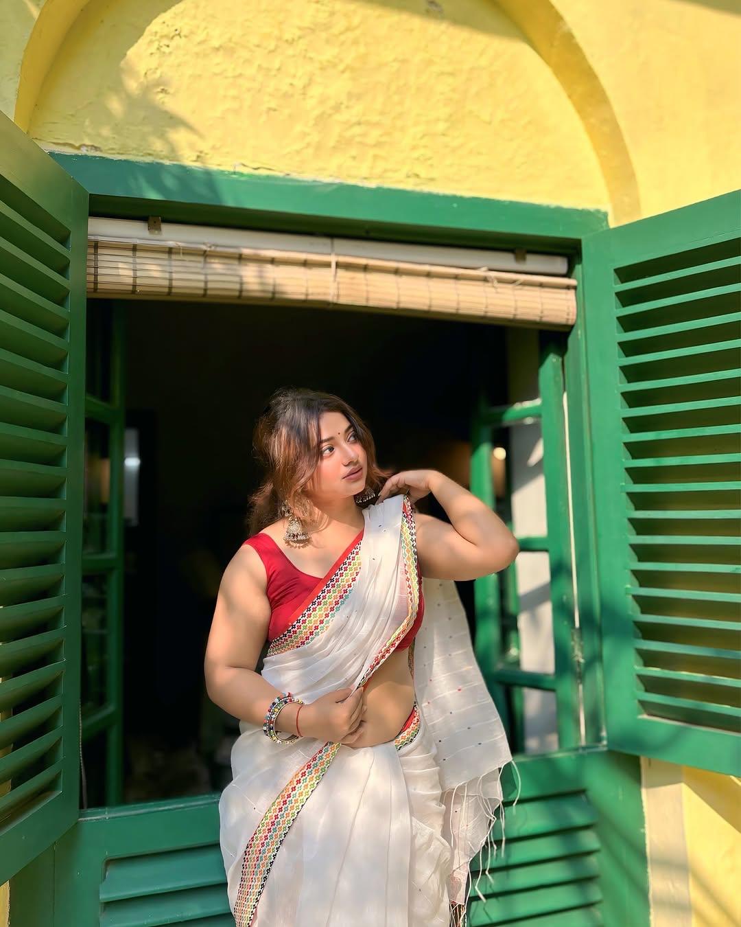 Shine with Elegance – Premium Chumki Saree -BF 87